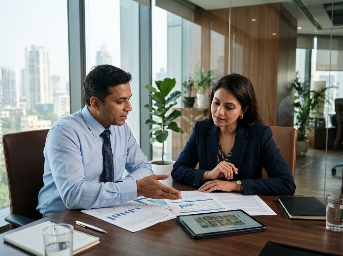Institutional Business Advisory in Modern Mumbai Office